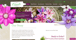 Desktop Screenshot of clematis.com