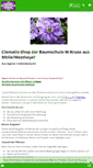 Mobile Screenshot of clematis.de